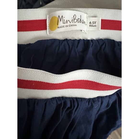 EUC MINI BODEN Kids' Horse Applique Skirt In College Navy Horse Sz 4-5 - Picture 3 of 7